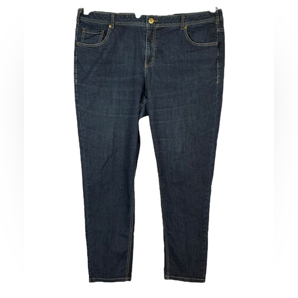 Lane‎ Bryant Genius Fit Dark Wash Skinny Jeans (Size 22) - Picture 1 of 2